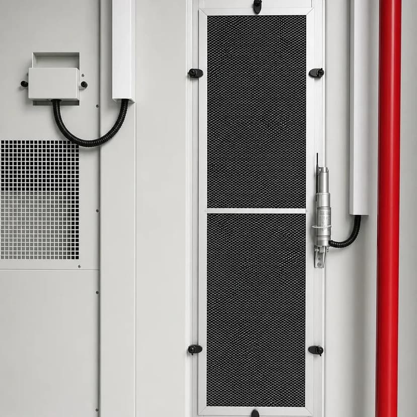 Filtres lavables démontables et grille de ventilation anti-pluie