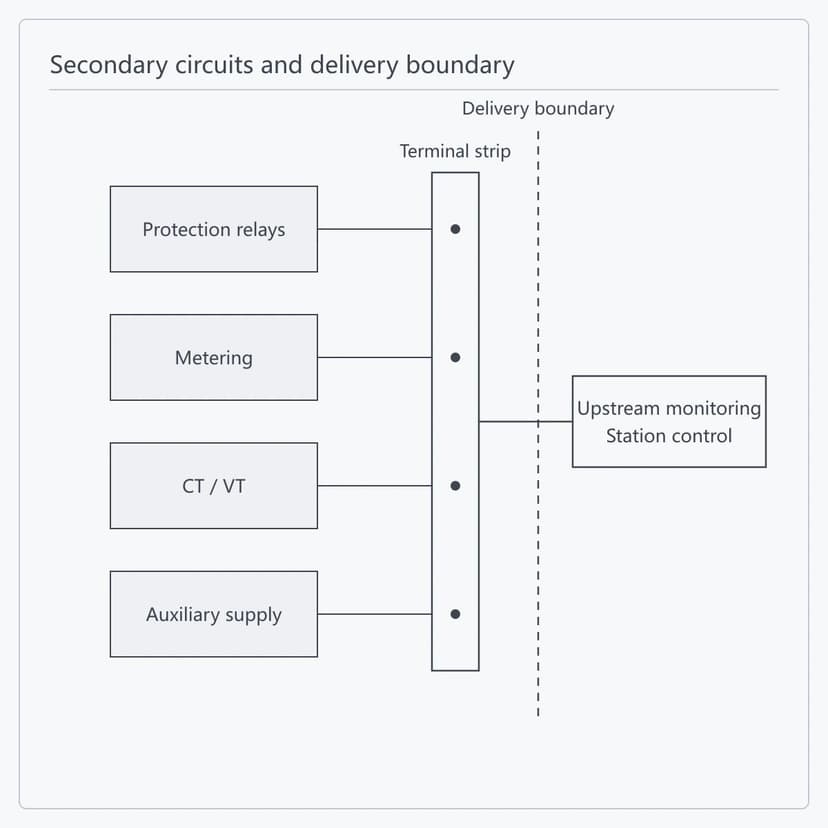 Secondary delivery boundary