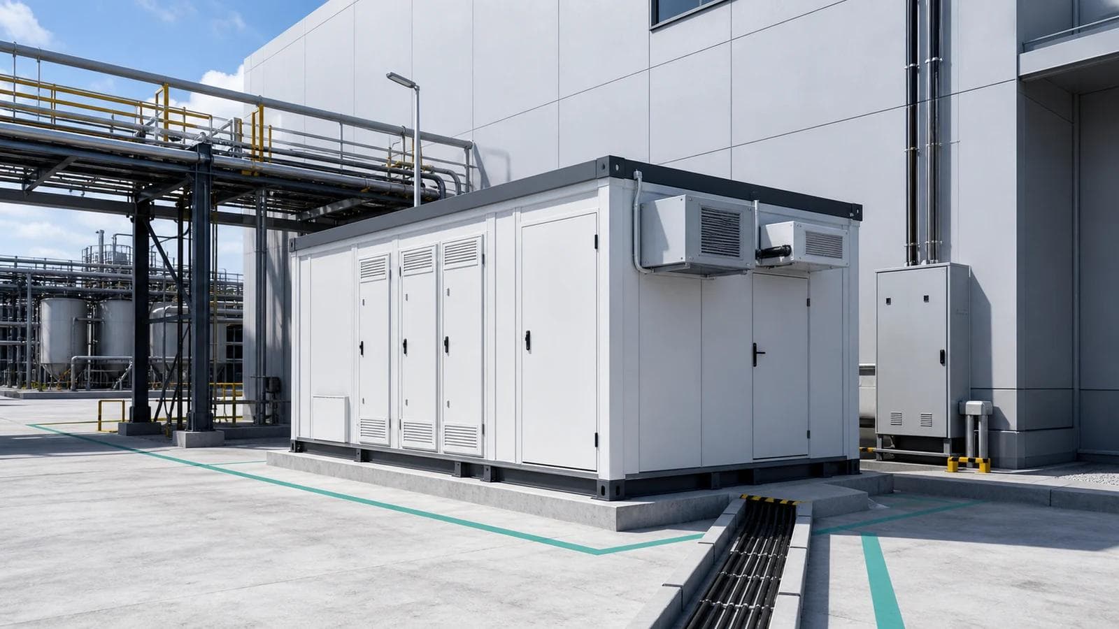 MV/LV Switchgear E-House Integration Solution - Industrial Plant Distribution Units